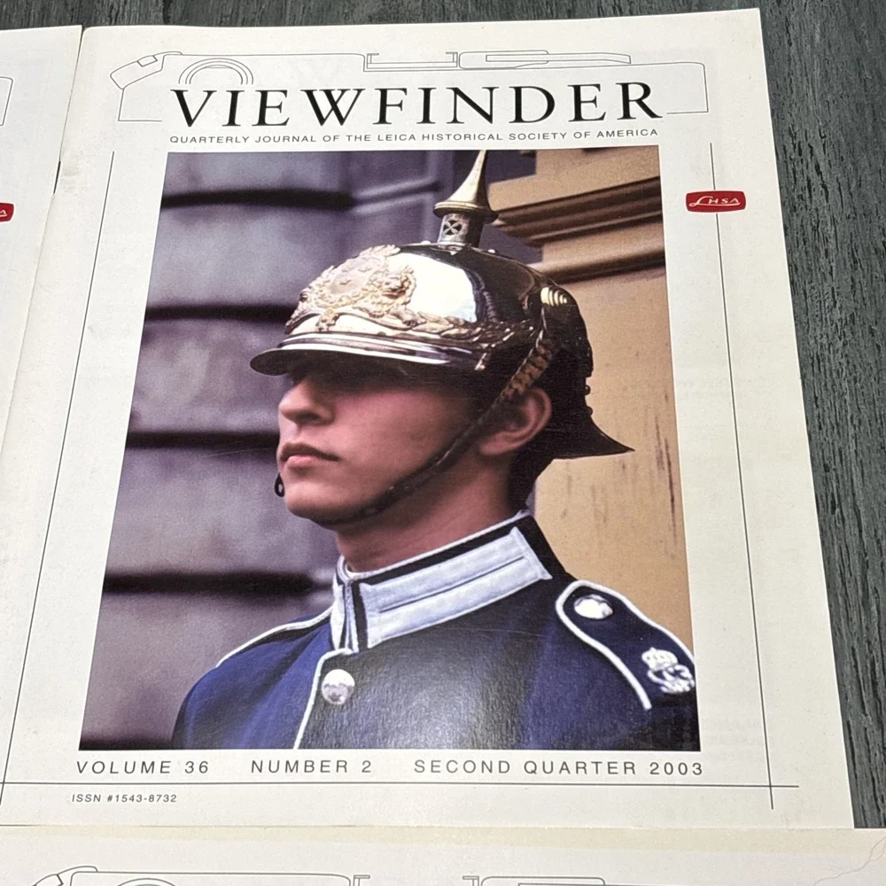 2003 V36 1-4 ~ Viewfinder Leica Quarterly Journals (LHSA) - Rare!